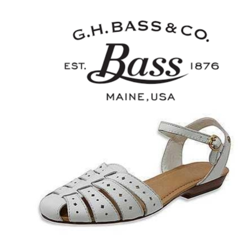 WHITE G.H. Bass & Co Sandals